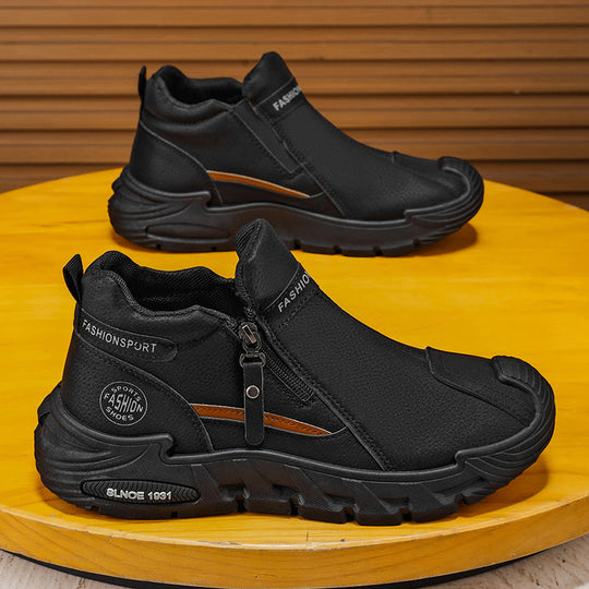 Damen Modische Stiefel mit praktischem Reißverschluss und dämpfendem Komfort EB