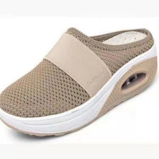 Damen Komfortable Clogs mit atmungsaktivem Netzdesign und gepolstertem Fußbett EB
