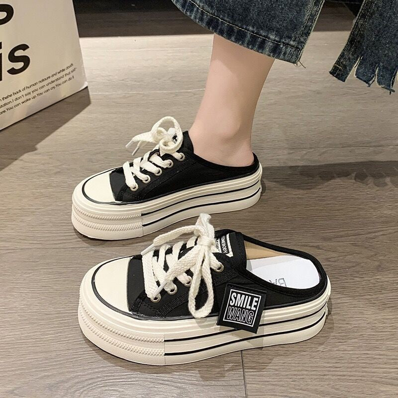 Damen Plattform-Sneaker mit lässiger Slip-On Konstruktion und strapazierfähiger Sohle EB