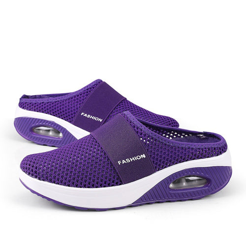 Damen Atmungsaktive Clogs mit dämpfender Sohle und flexibler Passform EB
