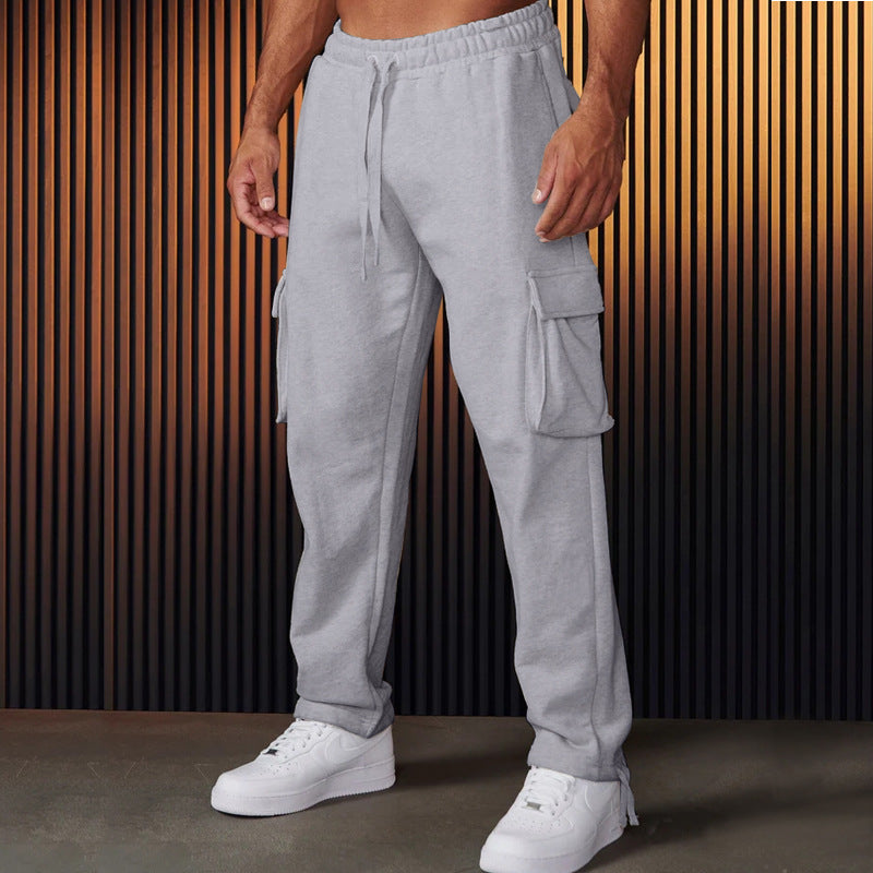 Herren Cargo-Jogginghose mit verstellbarem Bund und praktischen Seitentaschen EB