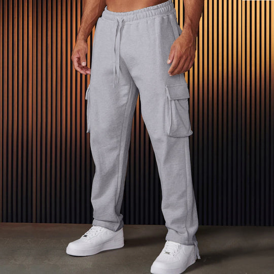 Herren Cargo-Jogginghose mit verstellbarem Bund und praktischen Seitentaschen EB