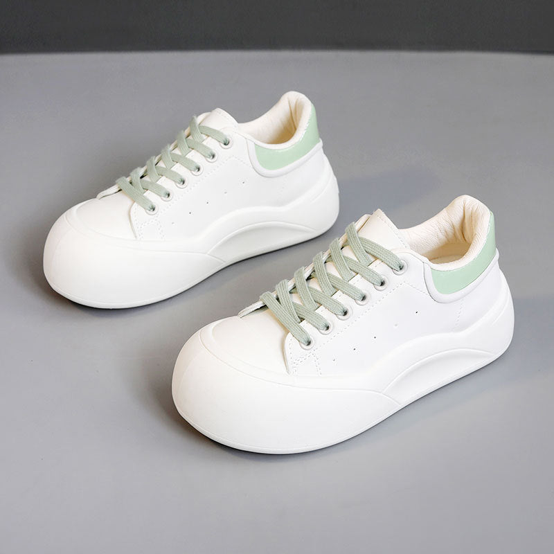 Damen modische Freizeitsneaker mit robustem Sohlenprofil und atmungsaktiver Obermaterialstruktur EB
