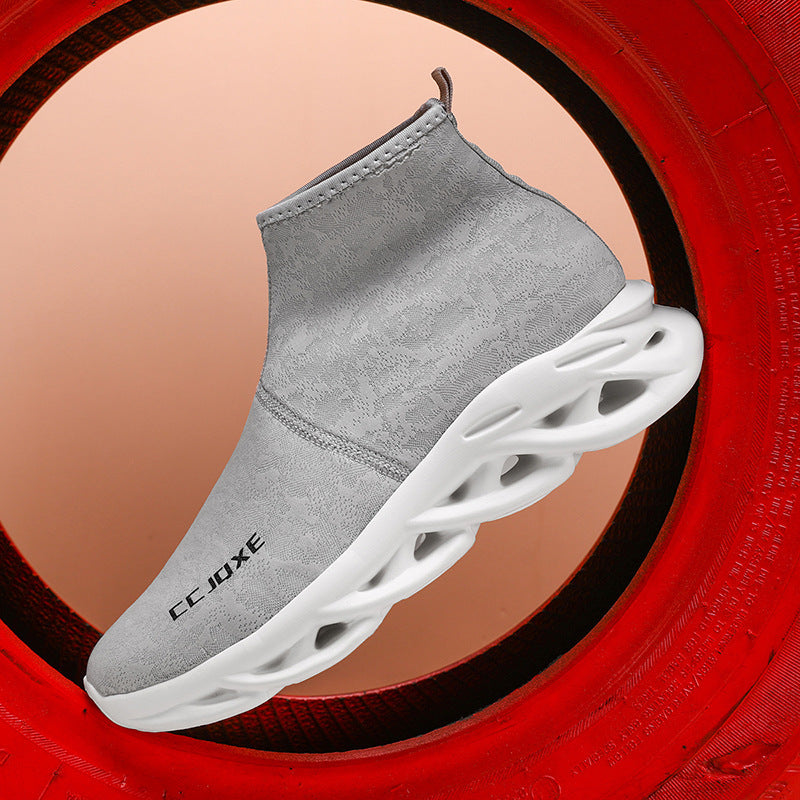 Damen High-Top Sneakers mit flexiblem Gehkomfort und atmungsaktivem Obermaterial EB