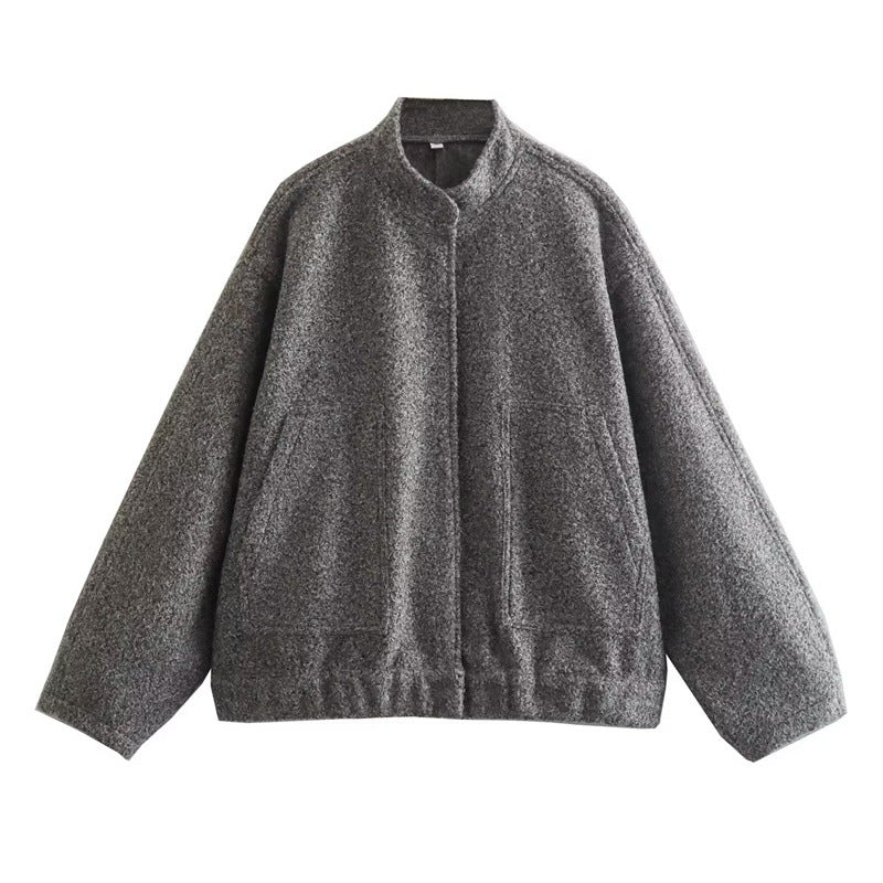 Damen elegante Oversized-Jacke EB