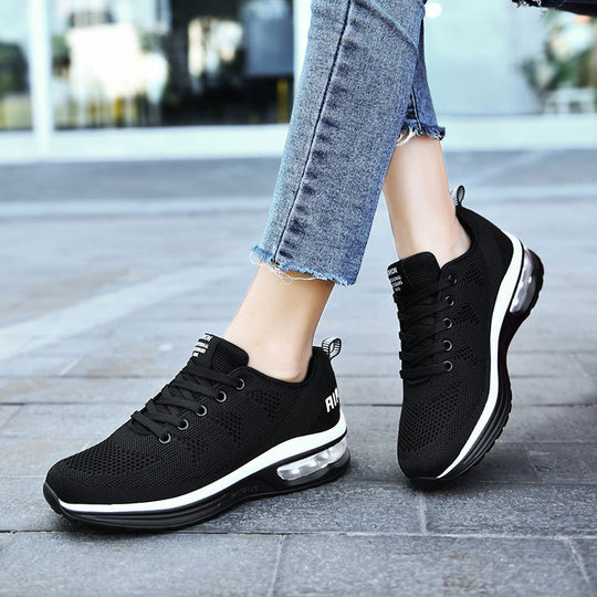 Damen Luftige Freizeitsneaker mit atmungsaktivem Mesh-Obermaterial und dämpfender Sohle EB