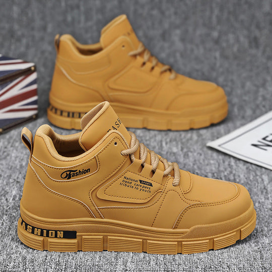Damen Sportliche High-Top Sneakers mit dämpfendem Sohlenprofil und robuster Konstruktion EB
