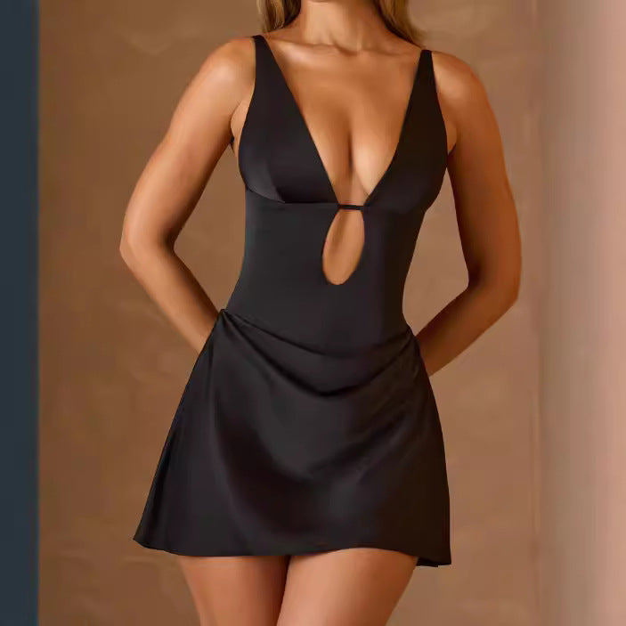 Damen Décolleté Kleid EB