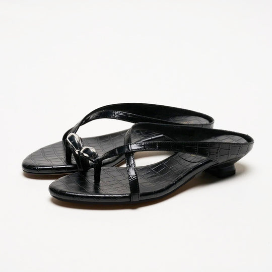 Damen Exklusive und modische Sandalen mit verziertem Riemen EB