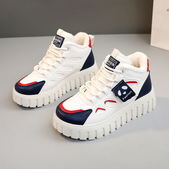 Damen High-Top Sneaker mit bequemer Fütterung und sportlichem Design EB