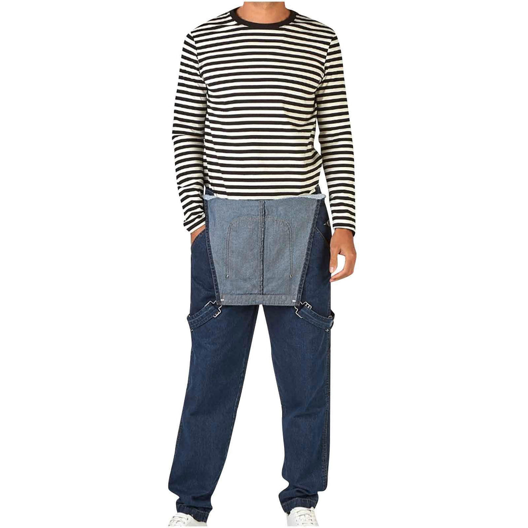 Herren Denim-Latzhose mit praktischen Taschen und modernem Schnitt EB