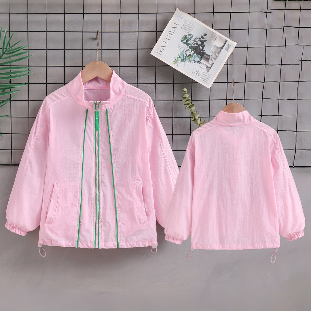 Damen nan leichte Übergangsjacke mit hohem Kragen Kordelzug Elastikbündchen und Reißverschluss R&B