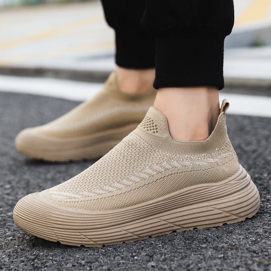 Damen Slip-On Sneakers mit atmungsaktivem Obermaterial von EB