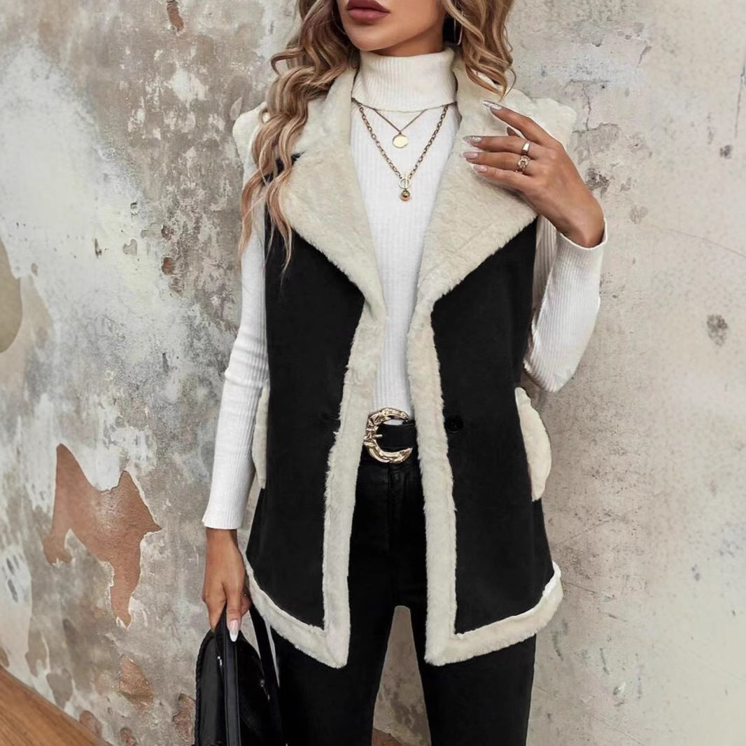 Damen Wolle Mantel EB