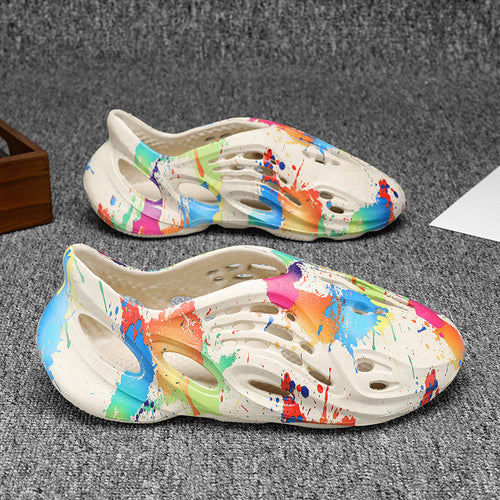 Damen Atmungsaktive Freizeitschuhe mit farbenfrohem Design und rutschfester Sohle EB