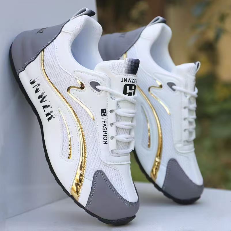 Damen Sportliche Sneakers mit atmungsaktiver Mesh-Oberfläche und trendigem Design EB