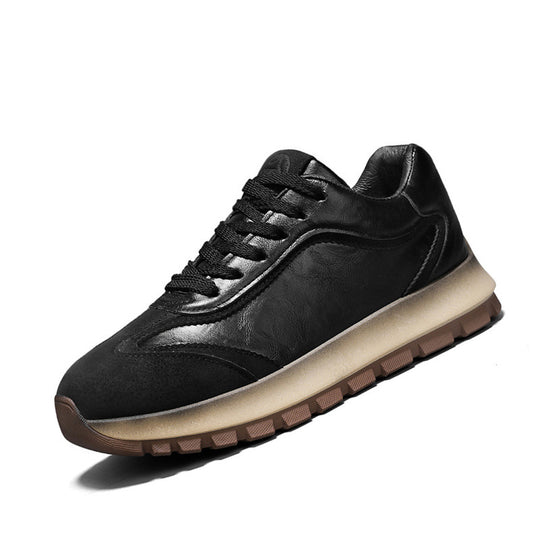 Damen Elegante und bequeme Sneakers mit weichem Leder und dämpfender Sohle EB
