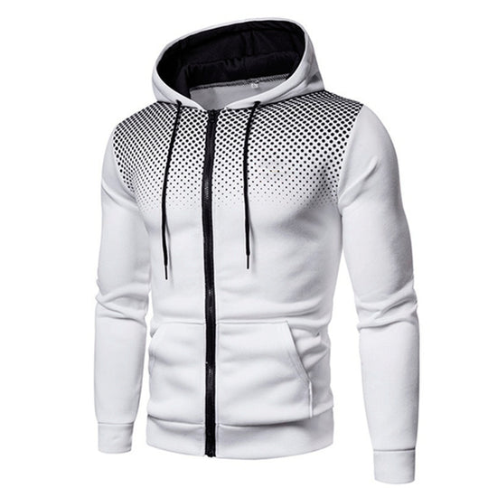 Herren Sportlicher Kapuzenpullover mit atmungsaktiver Netzstruktur EB