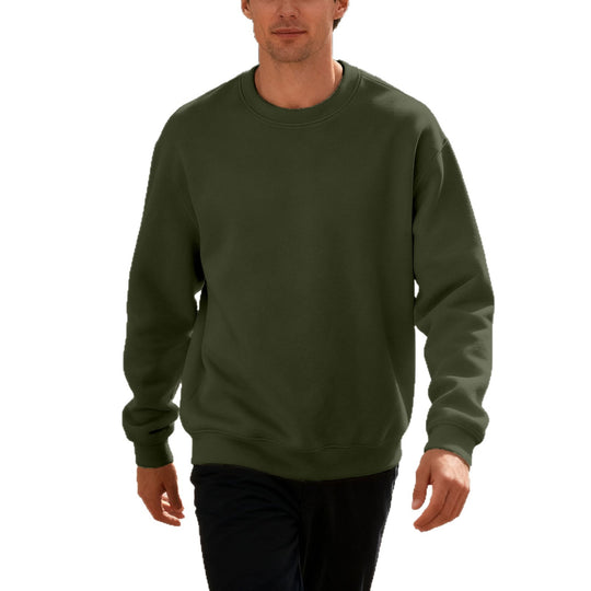 Herren bequemer Sweatshirt mit relaxed-fit Schnitt und elastischen Bündchen EB