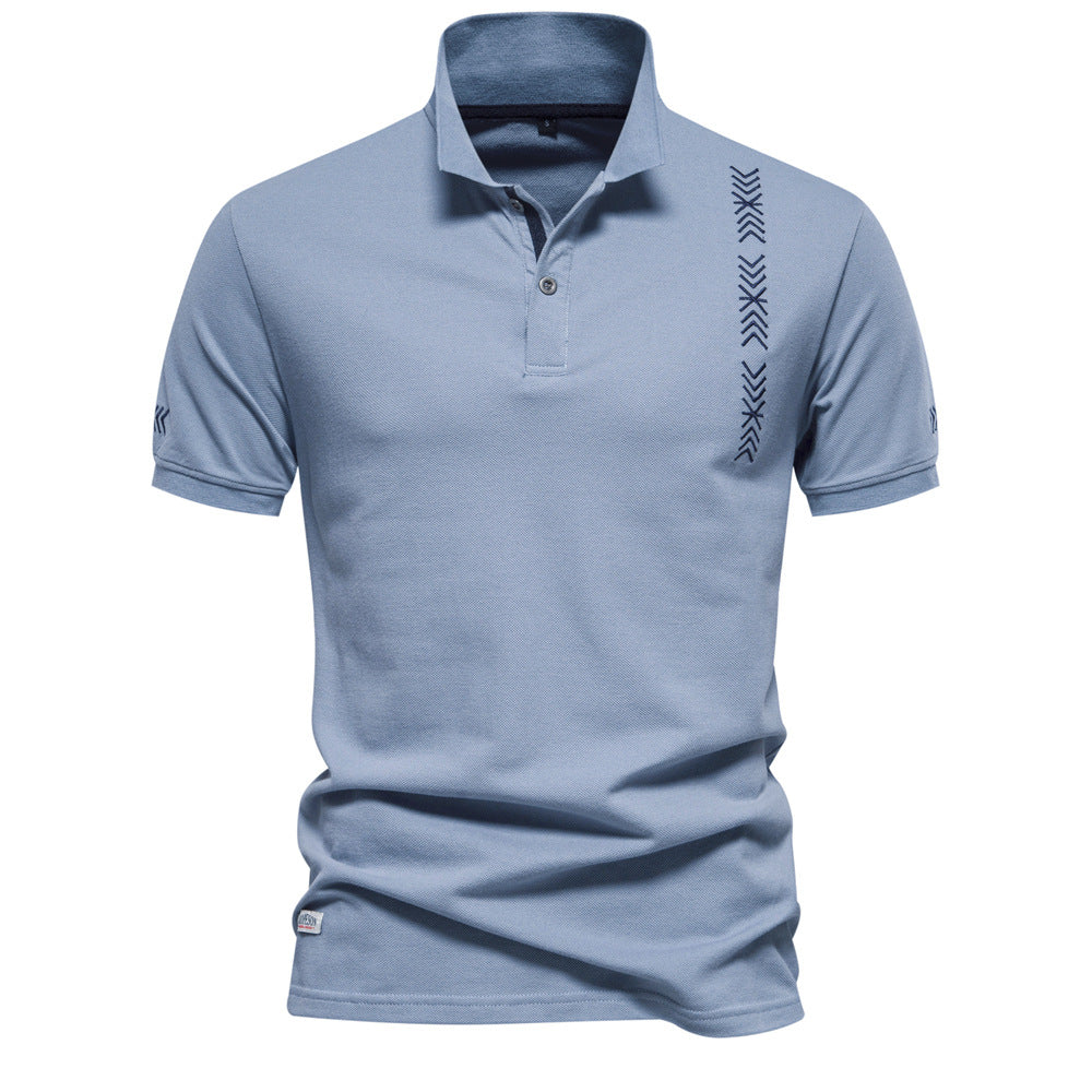 Herren Polo-Shirt mit modernem Design und feiner Struktur EB