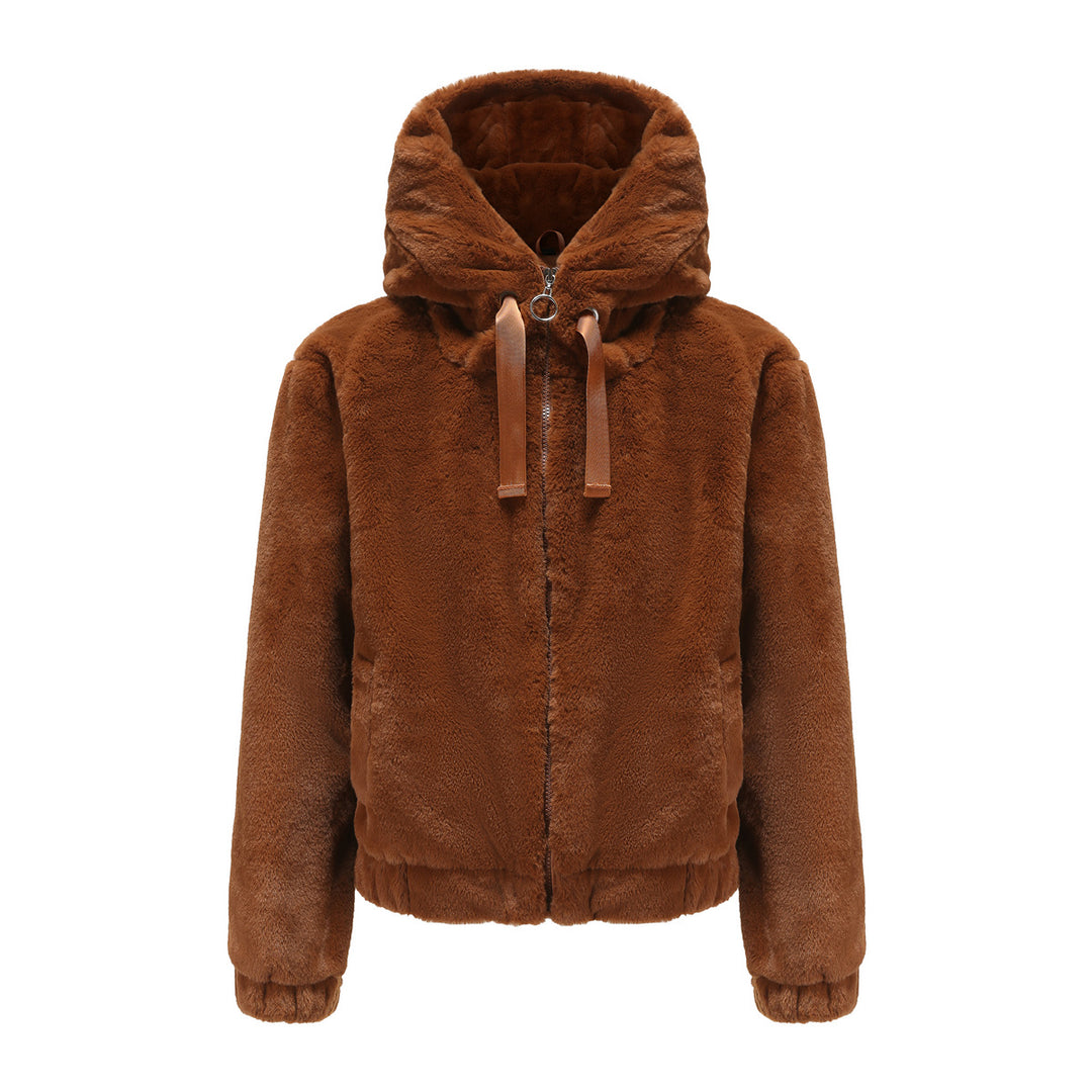 Damen Kuscheljacke mit hochabschließendem Kragen EB