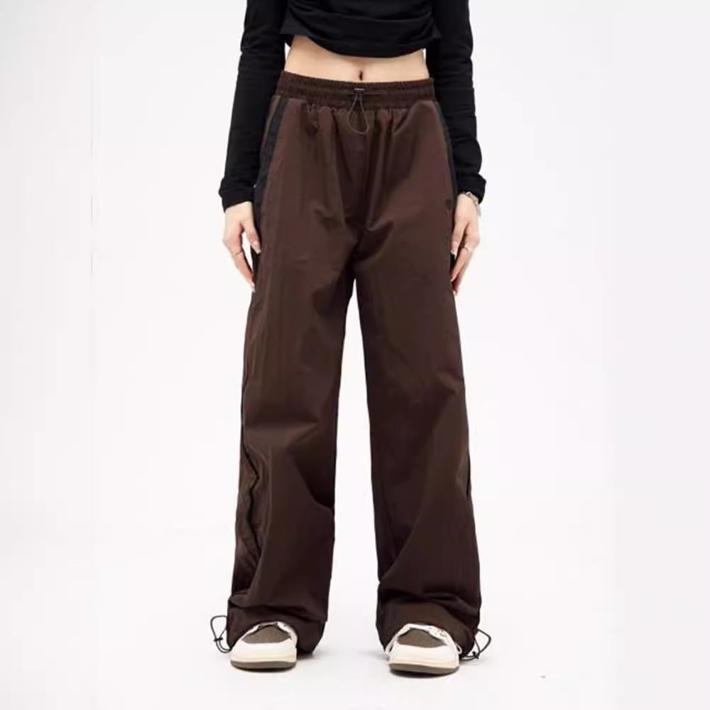 Damen Freizeithose mit seitlichen Kontraststreifen und elastischem Bund EB