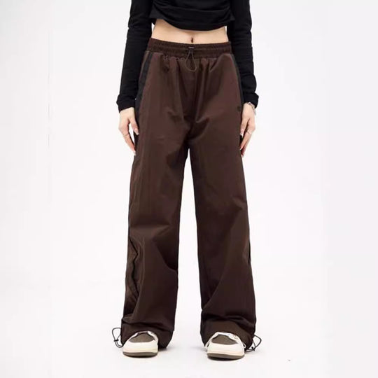 Damen Freizeithose mit seitlichen Kontraststreifen und elastischem Bund EB