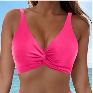 Damen Sportliches Bikinioberteil mit Twist-Design EB