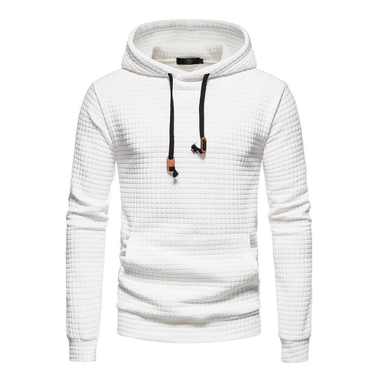 Herren modischer Kapuzenpullover mit strukturierter Oberfläche EB