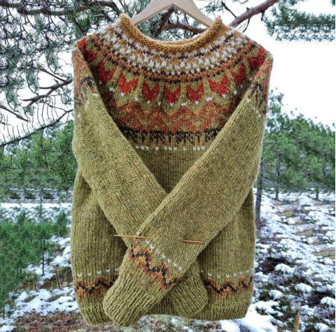 EBMode | Alter Isländischer Strickpullover