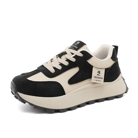 Damen Sportliche Chunky Sneakers mit dämpfender Laufsohle und strapazierfähigem Obermaterial EB