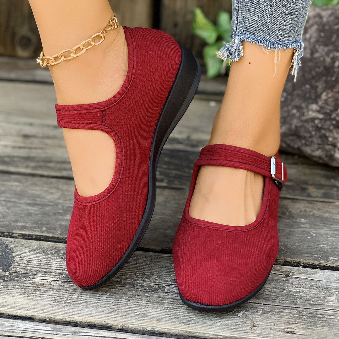 Damen Elegante und komfortable Mary Jane Schuhe EB