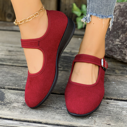Damen Elegante und komfortable Mary Jane Schuhe EB