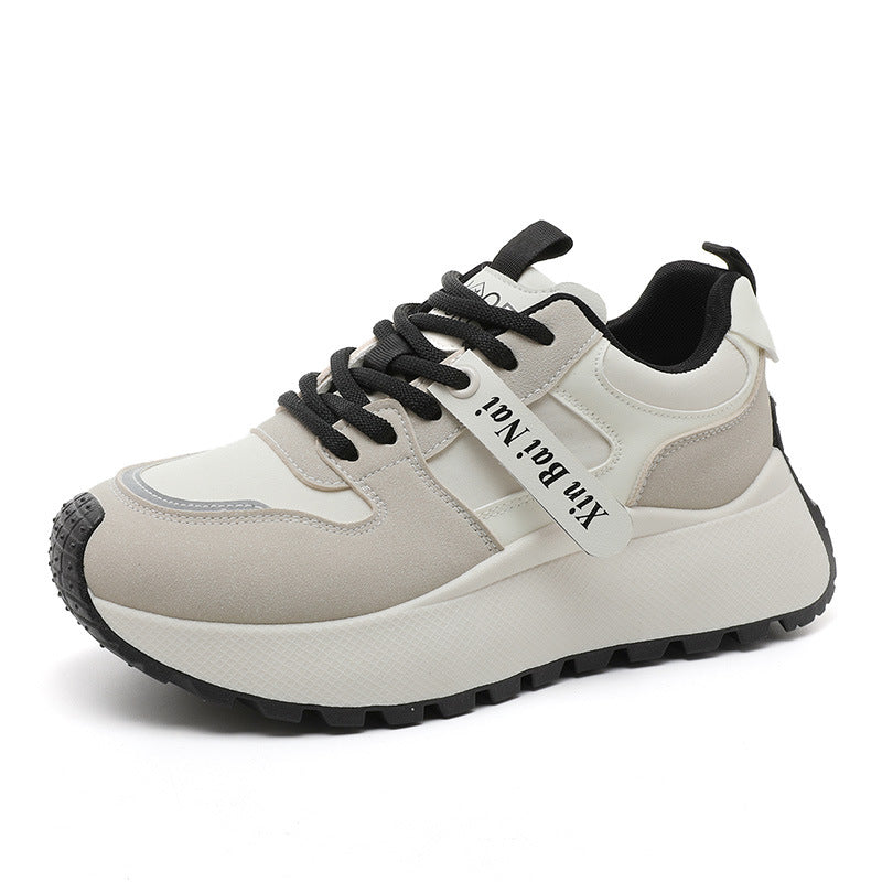 Damen Sportliche Chunky Sneakers mit atmungsaktiver Mesh-Oberfläche und rutschfester Sohle EB