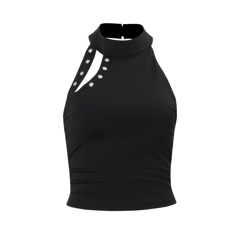 Damen Sportliches Haltertop mit modischen Details EB
