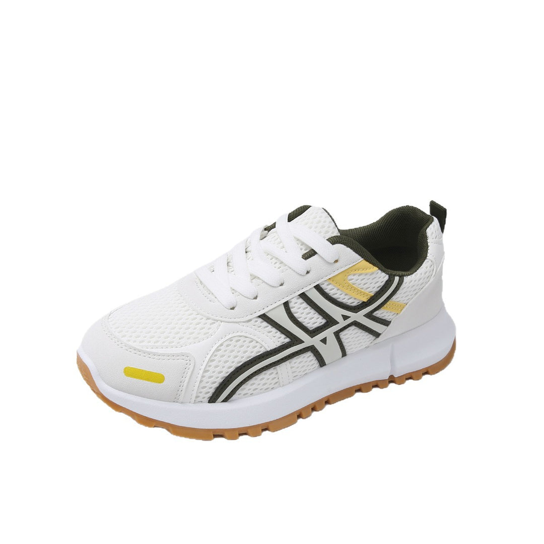Damen Sportliche Sneakers mit atmungsaktiver Mesh-Oberfläche und rutschfester Laufsohle EB