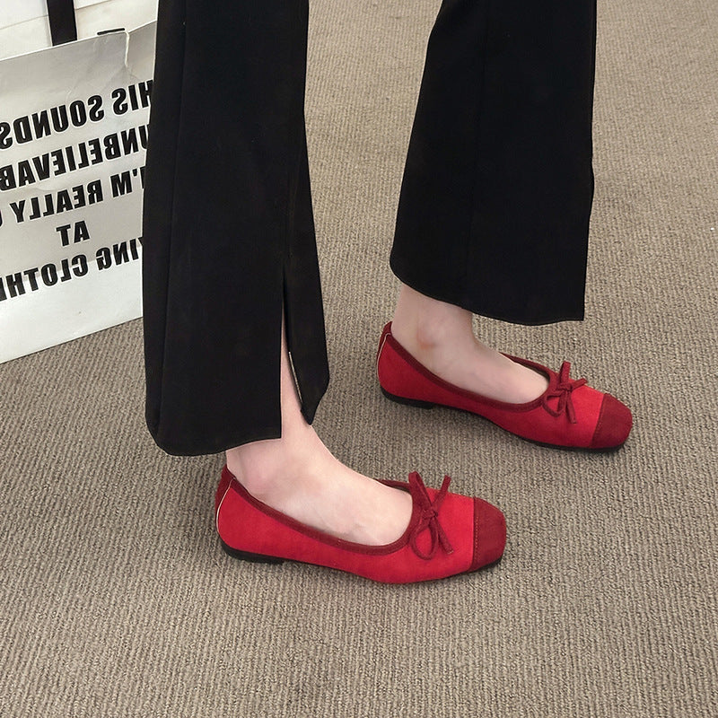 Damen Ballerinas mit modischem Glitzerakzent und flexiblem Sohlenprofil EB