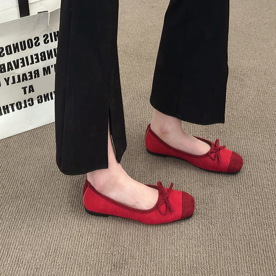 Damen Ballerinas mit modischem Glitzerakzent und flexiblem Sohlenprofil EB