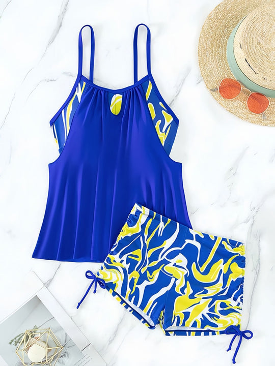Damen Badekleid mit Shorts im modernen Design EB