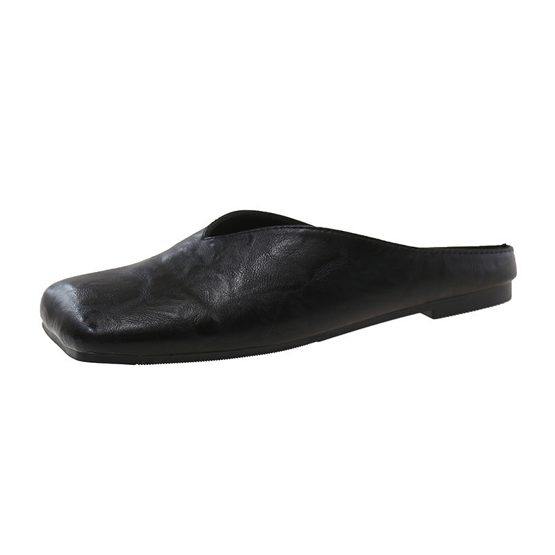 Damen Mules mit modischer metallic Oberfläche und ergonomischer Fußbettung EB