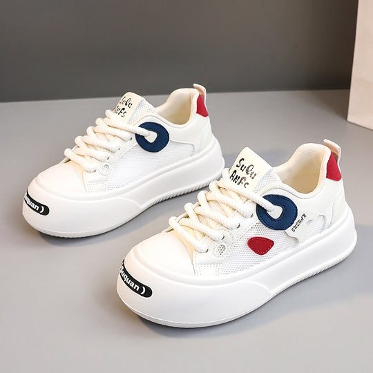 Damen luftige Sneaker mit atmungsaktivem Mesh-Obermaterial und rutschfester Sohle EB