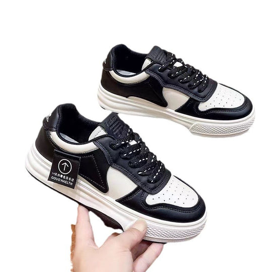 Damen Sportliche Sneaker mit dicker Sohle und atmungsaktivem Obermaterial EB