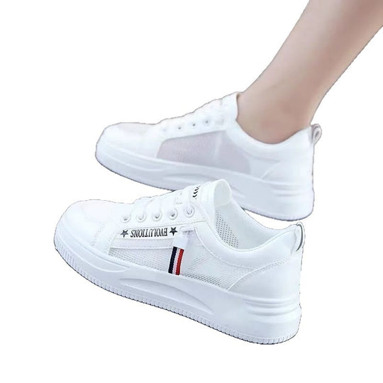 Damen modische Sneakers mit trendigem Design und bequemer Dämpfung EB