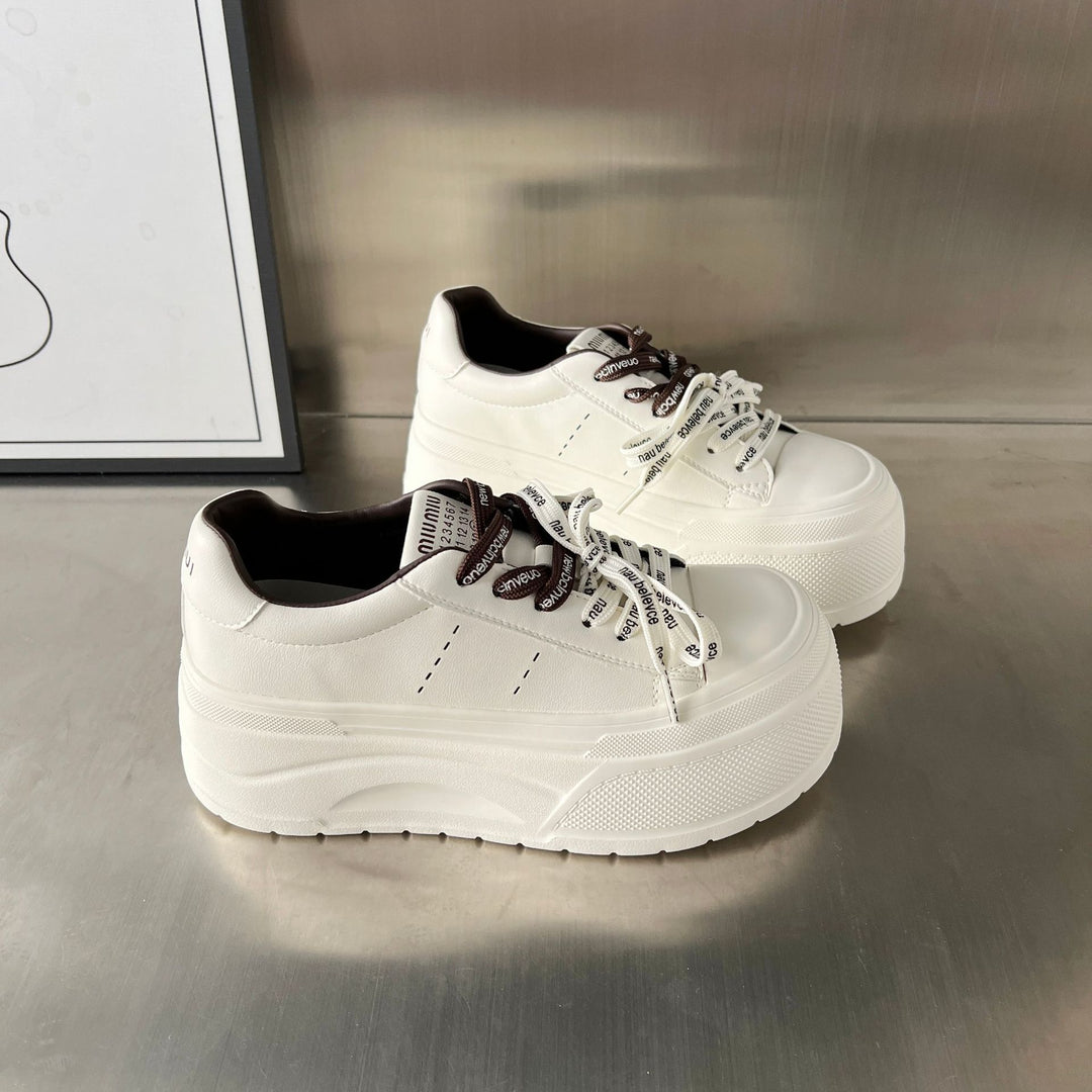 Damen Plateau-Sneaker mit modischem Design und atmungsaktiver Oberfläche EB
