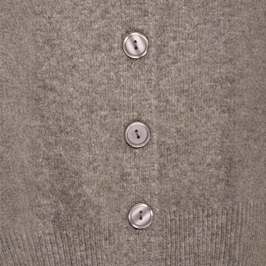 Damen Strickjacke mit Knopfleiste und lässigem Schnitt EB