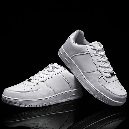 Damen Sneaker aus hochwertigem Leder mit rutschfester Sohle EB