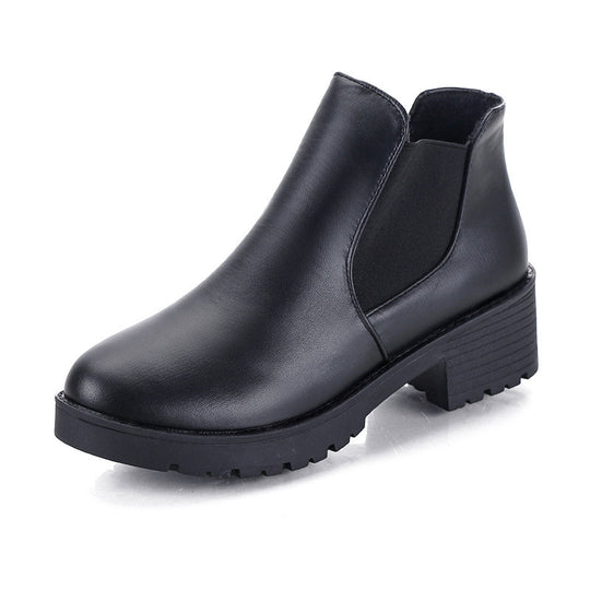 Damen Chelsea-Stiefel mit elastischen Einsätzen und komfortabler Laufsohle EB