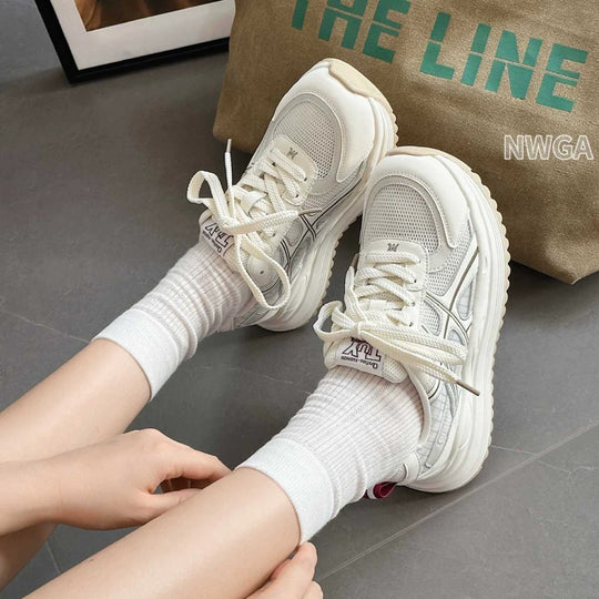 Damen Atmungsaktive Mesh-Sneaker mit Dämpfung EB