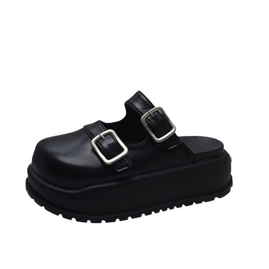 Damen praktische Clogs mit verstellbaren Riemen und rutschfester Sohle EB