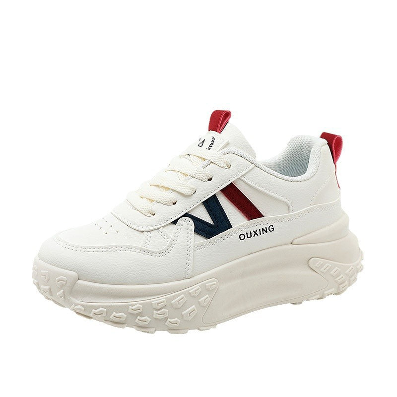 Damen modische Chunky Sneakers mit ergonomischer Dämpfung und strapazierfähigem Obermaterial EB